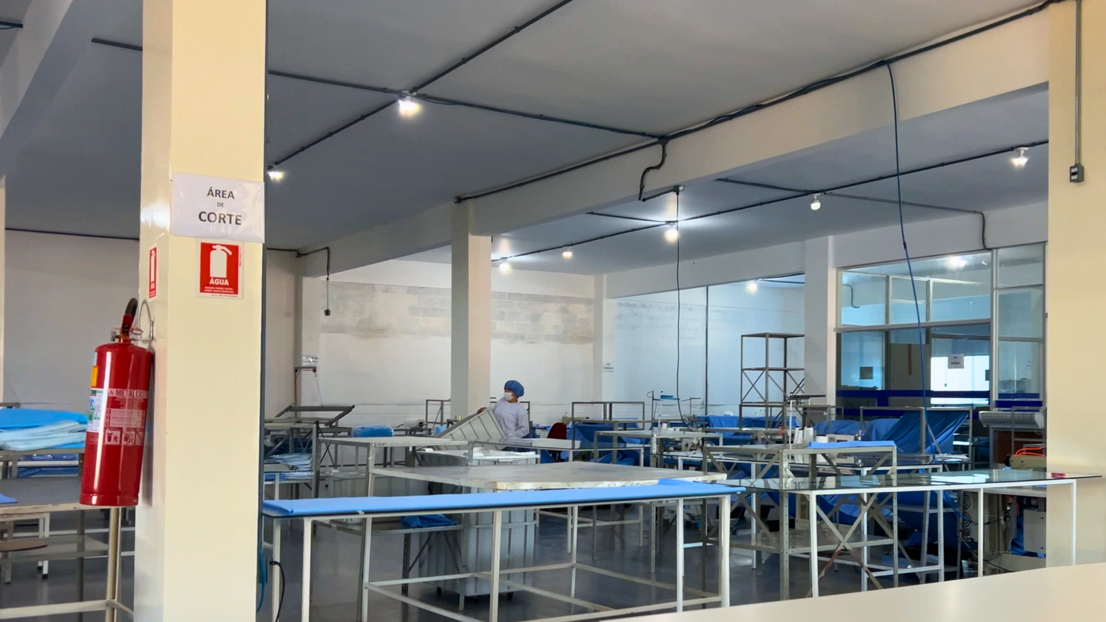 Production areas with clean flow design