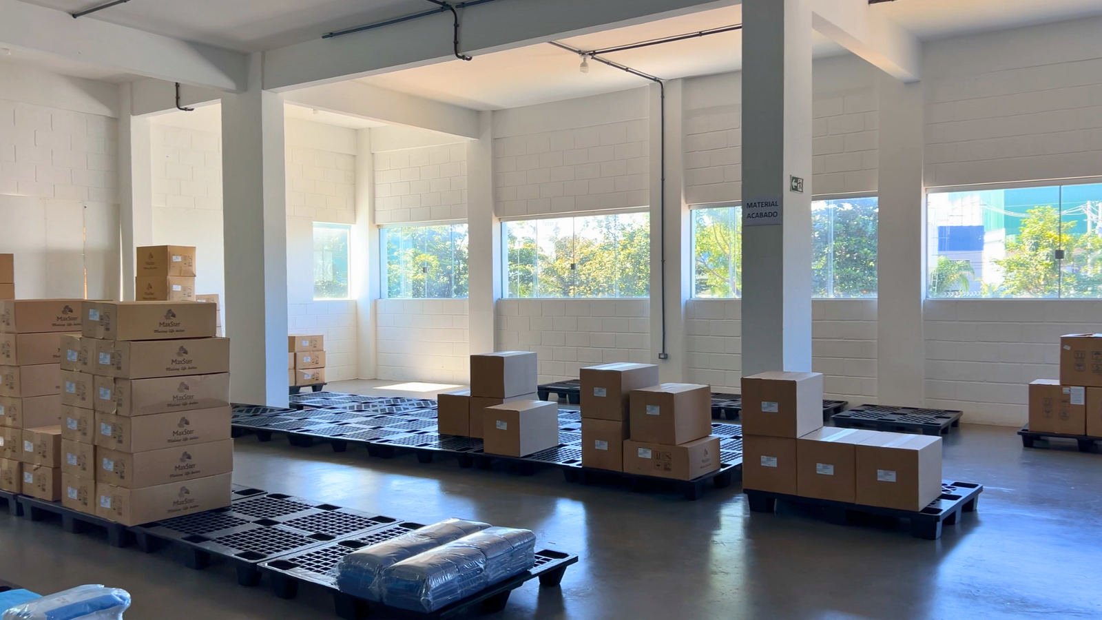 Internal manufacturing space in operation